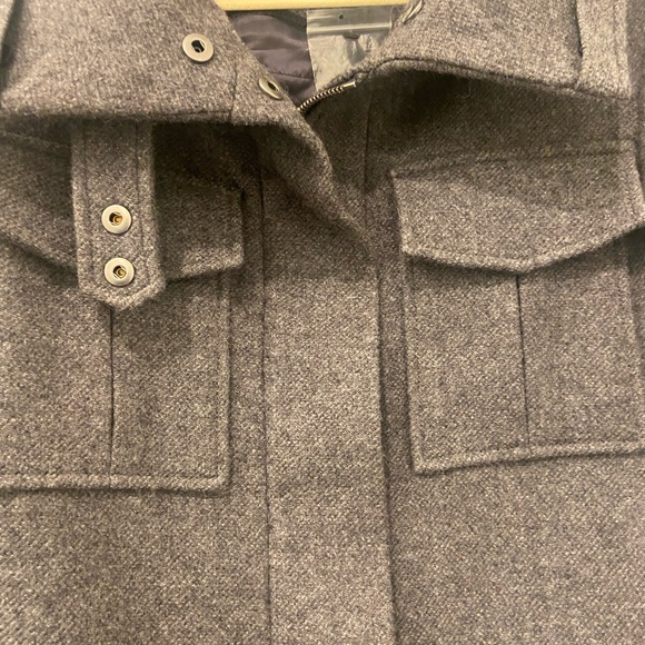 Theory New With Tags Fall & Winter Dark Grey Coat - Picture 7 of 7